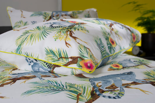Madagascar Printed Cotton Duvet Bedlinen - Deyongs