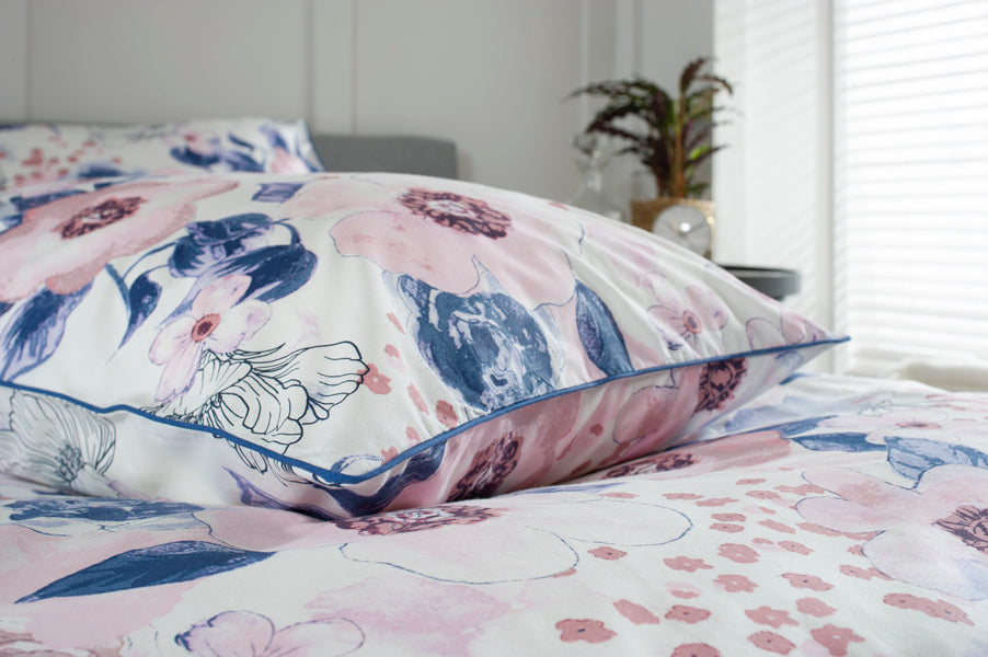 TLC Mary Rose Printed Cotton Duvet Bedlinen - Deyongs