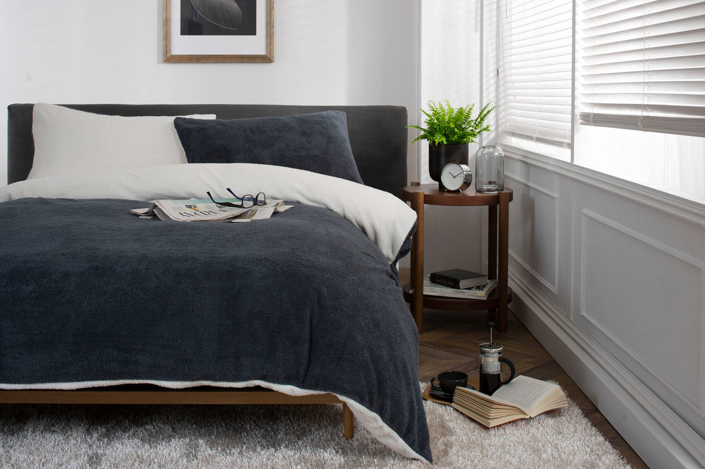 TLC Teddington Furry Fleece Duvet Sets - Deyongs