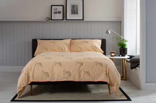 TLC Wild Cat Printed Cotton Duvet Set - Deyongs