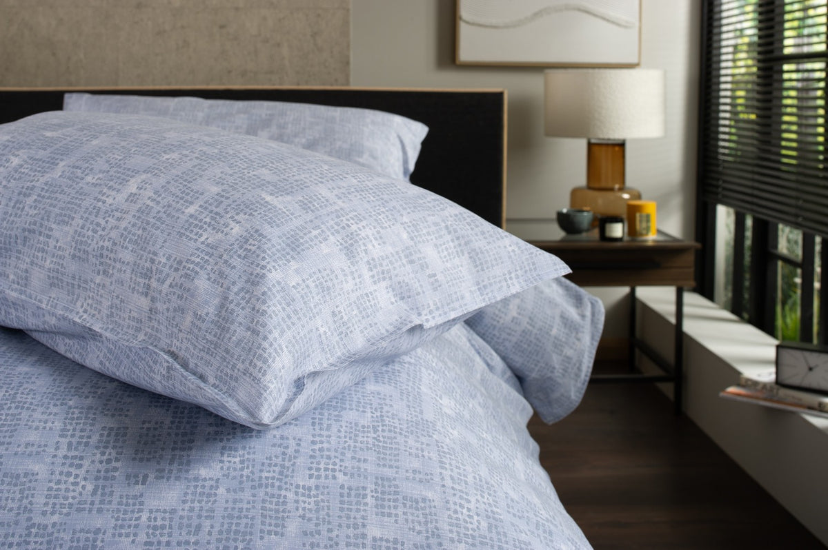 Blue Broken Texture Duvet Set | The Lyndon Company