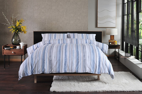 Blue Chalkie Duvet Set | The Lyndon Company