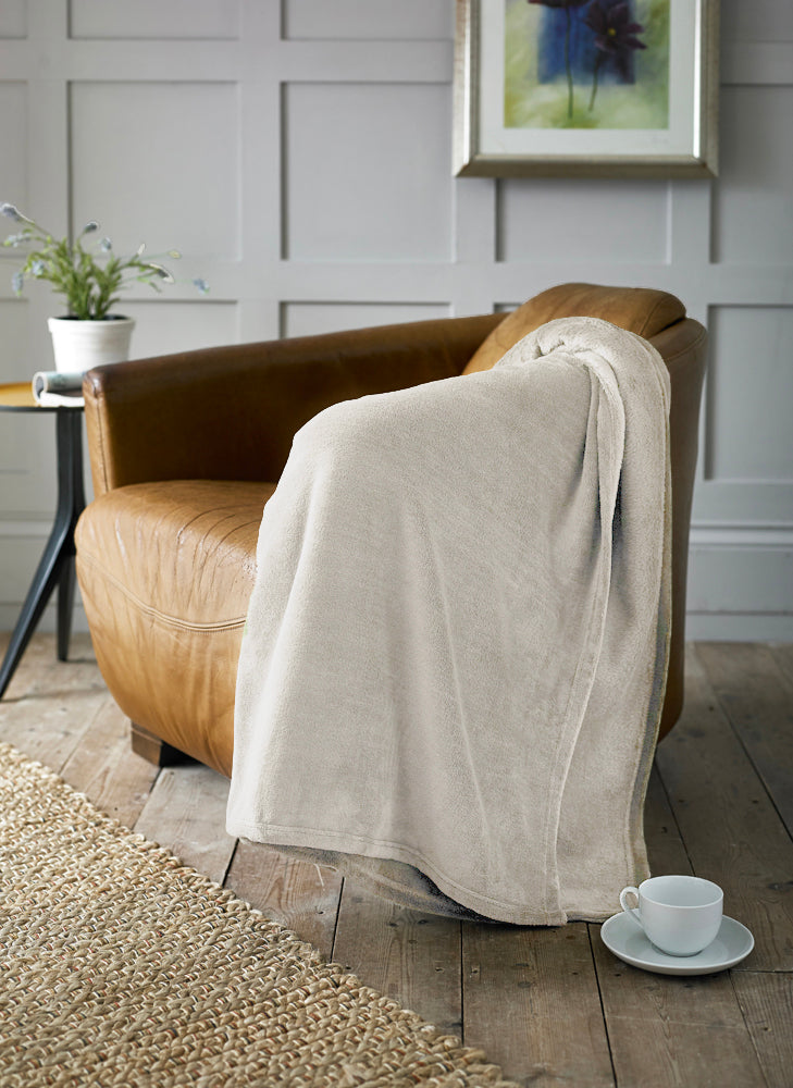 Snuggle Touch Throw Cappuccino