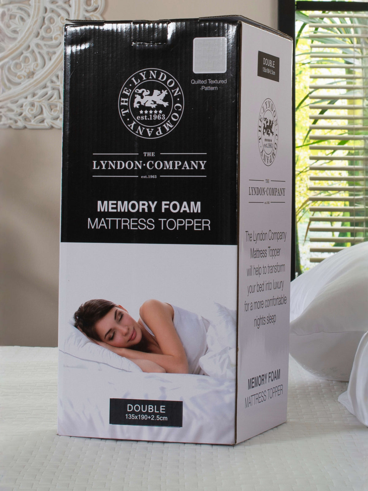 Memory Foam Mattress Topper - The Lyndon Company
