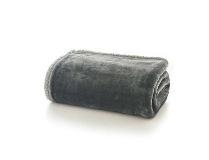 Blackbrook Reversible Sherpa Throw