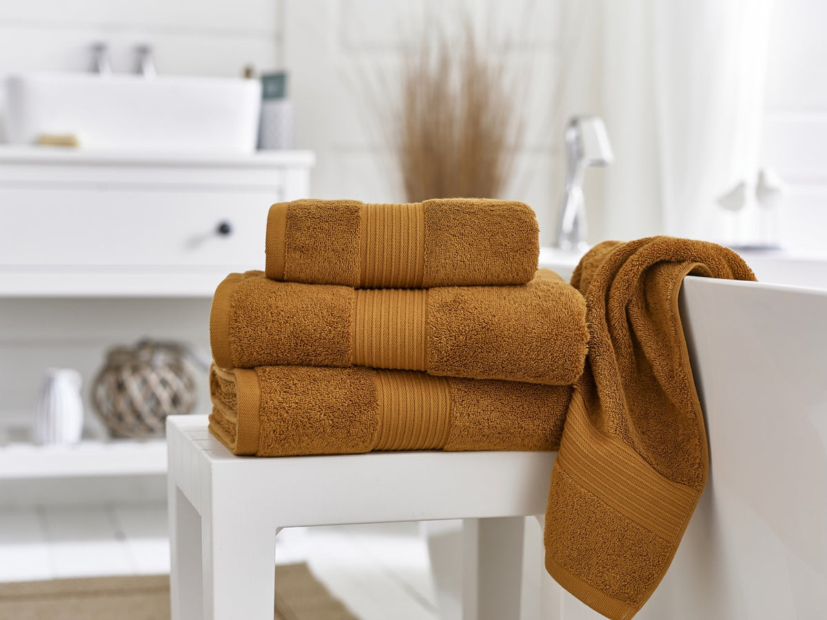 Bliss Pima Cotton Towels in Spice