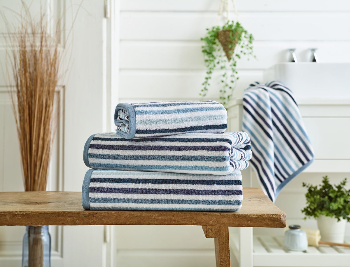 Bliss Linear Stripe - Blue Lifestyle