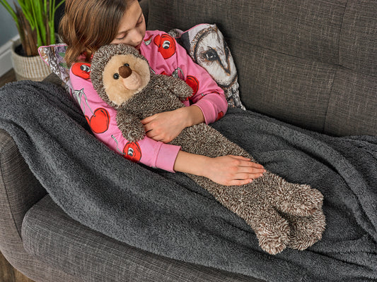 Long Hot Water Bottle – Hedgehog | 72cm