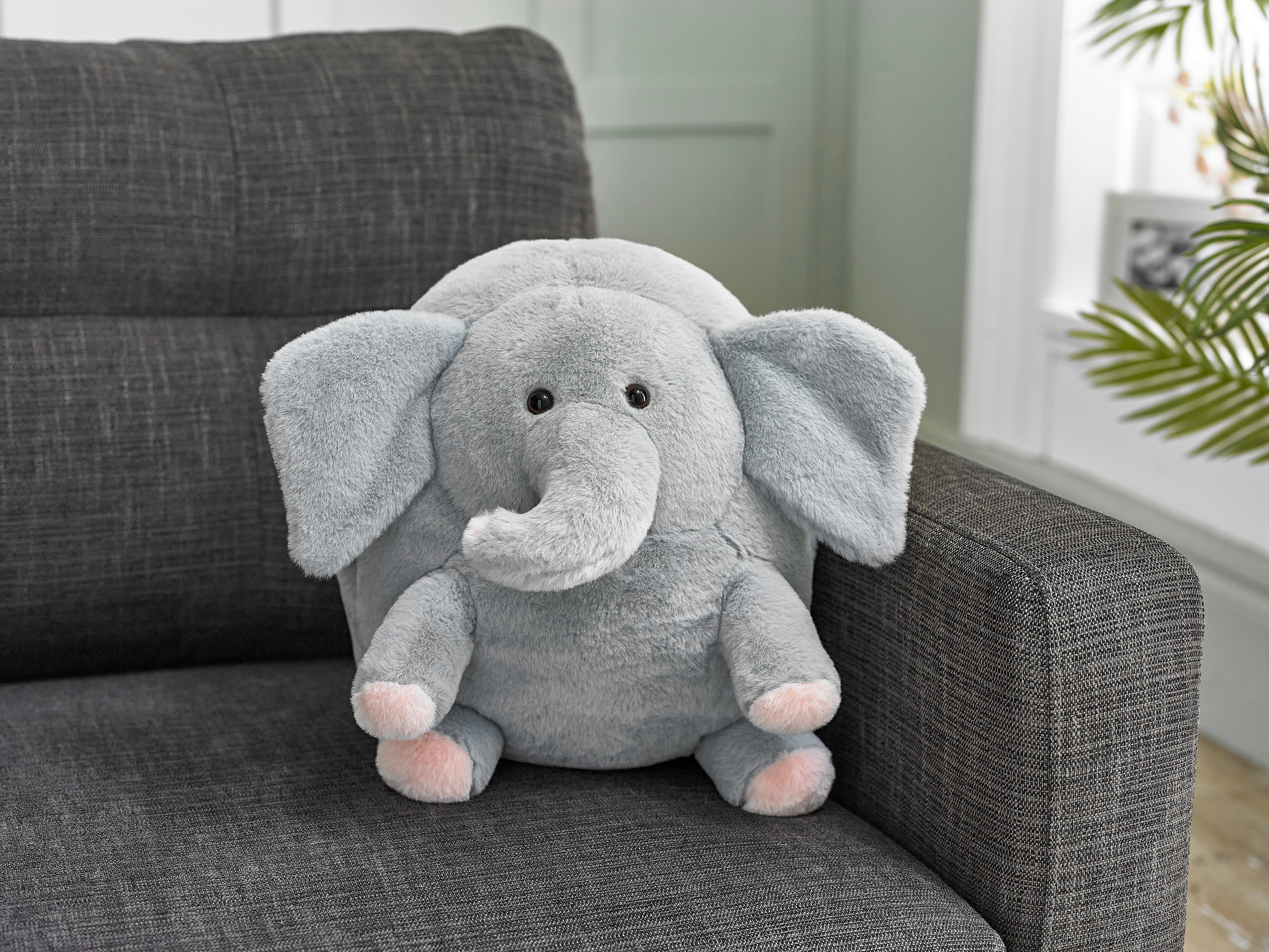 Soft Cuddly Giant Handwarmer Nellie Elephant