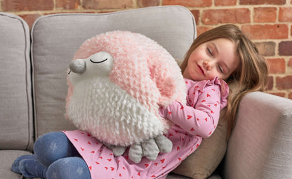 Soft Giant Handwarmer – Pink Owl