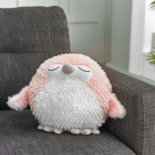 Soft Giant Handwarmer – Pink Owl