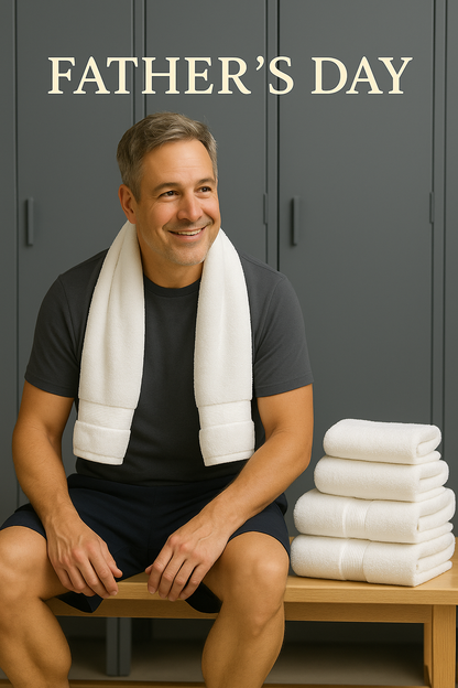 The Dad Gym Towel Pack – Premium Egyptian Cotton Father’s Day Gift