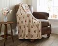 DY Cozy Comforts Highland Cow Throw
