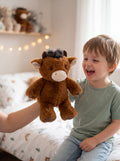 Cozytime Cozy Puppet – Highland Cow