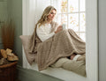Cable Sherpa Heated Throw - 140x180cm
