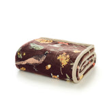 Autumn Animals Sherpa Fleece Throw 130x170cm