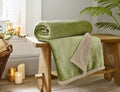 Hazelwood Sherpa Fleece Throw 1300x170cm