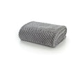 Hemsworth Chevron Fleece Throw Blanket - 130x170cm