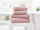 Rialto Ribbed Zero Twist Cotton Towels  480 GSM