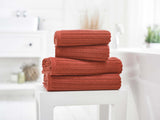 Rialto Ribbed Zero Twist Cotton Towels  480 GSM