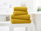 Rialto Ribbed Zero Twist Cotton Towels  480 GSM