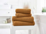 Rialto Ribbed Zero Twist Cotton Towels  480 GSM