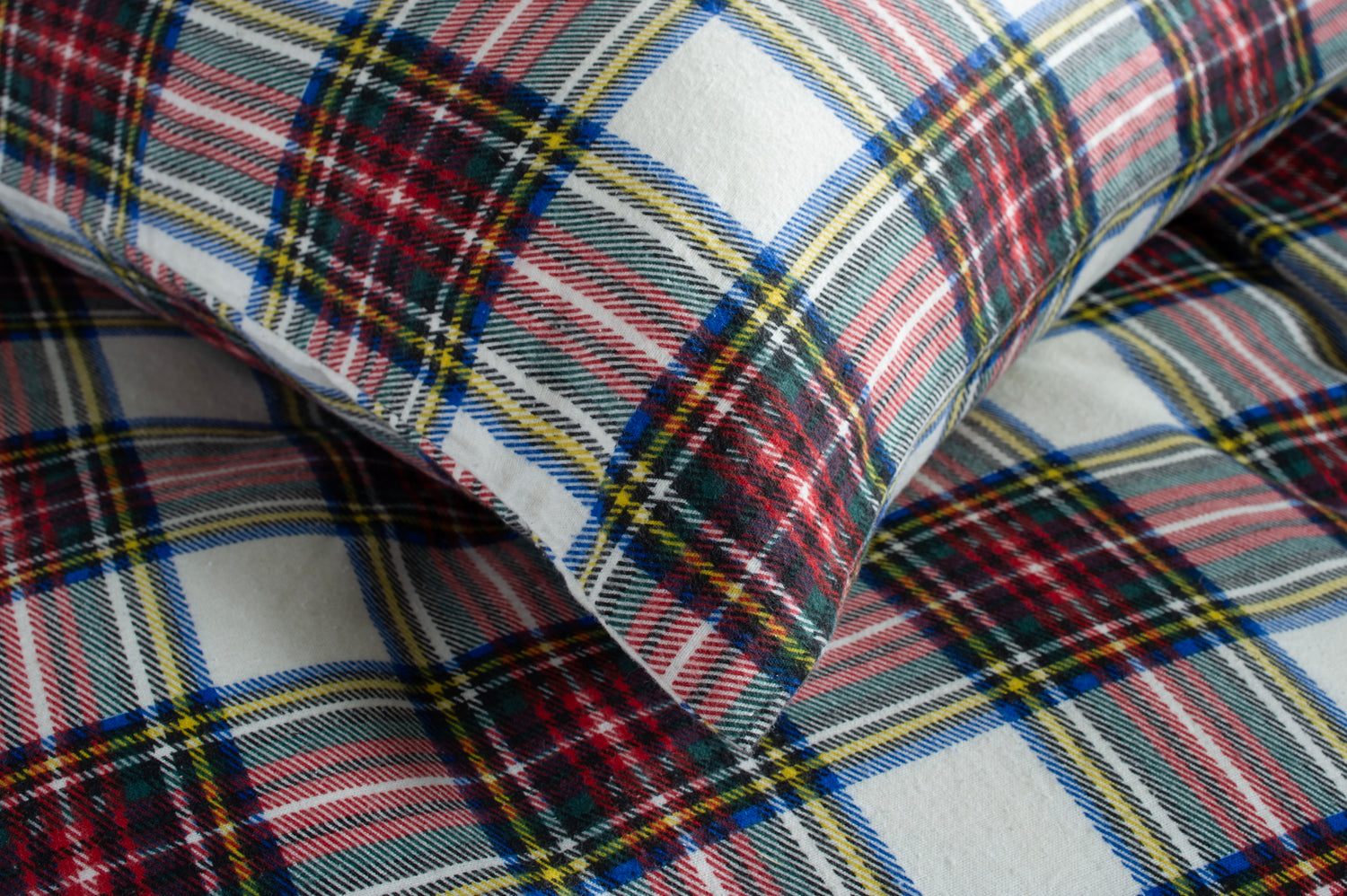 Stewart Dress Tartan Printed Brushed Cotton Cosy Bedlinen Duvet Set