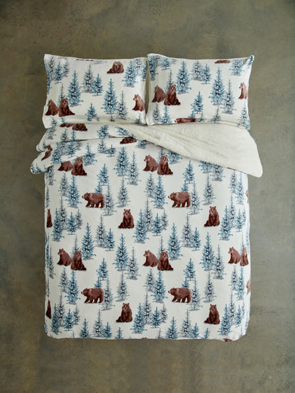 Winter Bears Sherpa Duvet Set