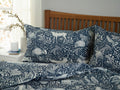 Woodland Folk Printed Cotton Rich Duvet Cover Set