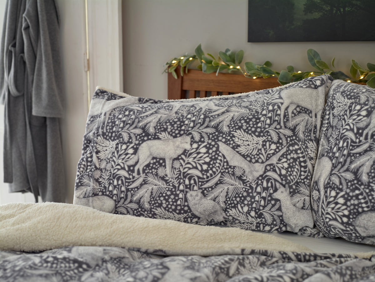 Woodland Folk Sherpa Duvet Set