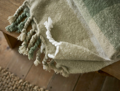 York Checked Yarn Dyed Jacquard Throw