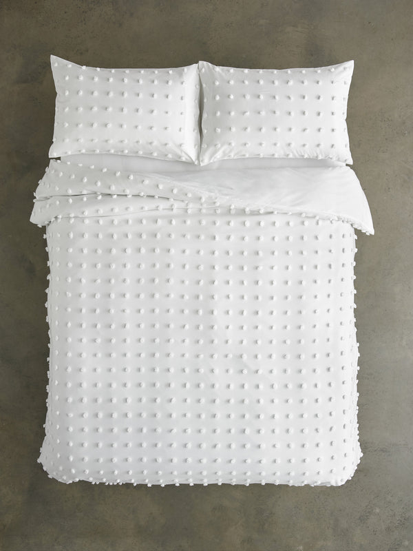 Deyongs Fluffy Dots White