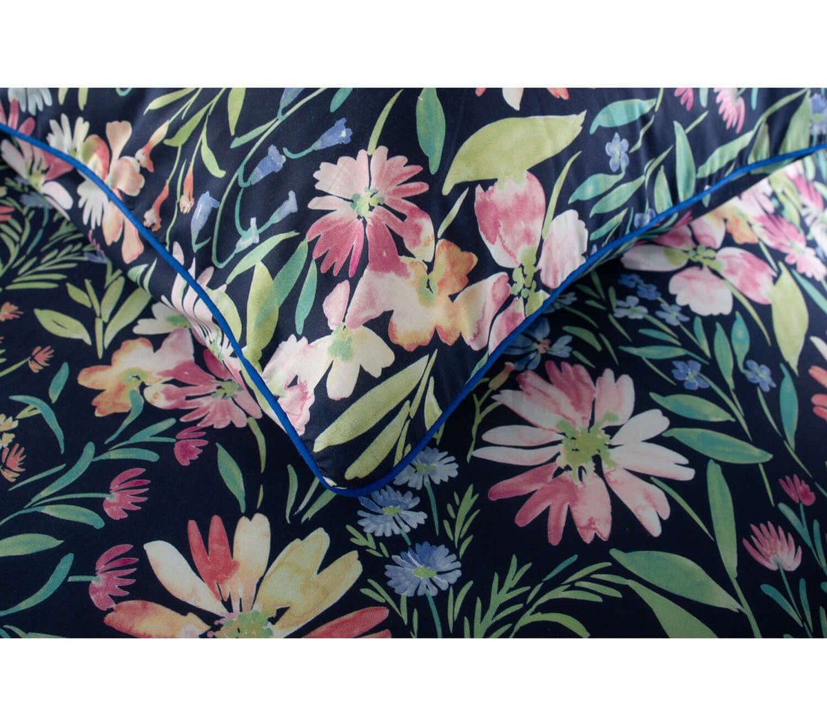 Spring Flowers Garden Reversible Duvet Set with Fabric Bag