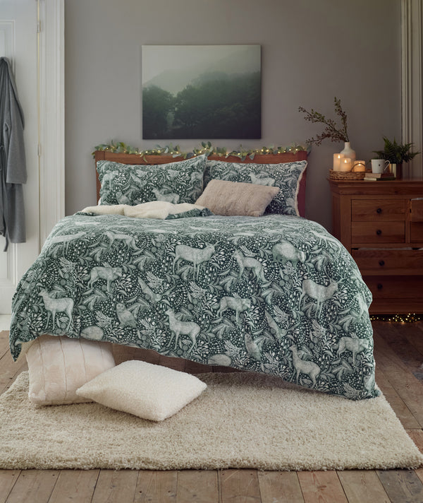 Woodland Folk Sherpa Duvet Set