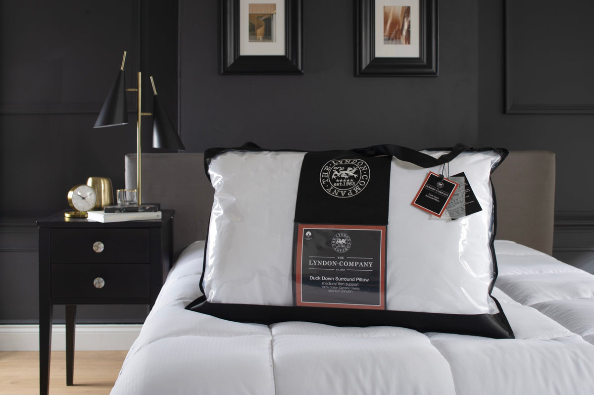 Duck Down Surround Pillow – Medium to Firm