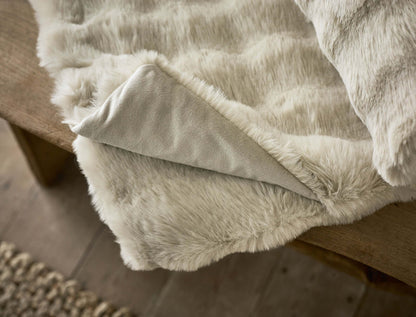 Fernley Textured  Luxury Faux Fur Throw 200x150cm