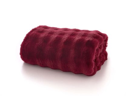 Fernley Textured  Luxury Faux Fur Throw 200x150cm