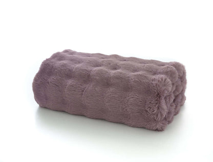 Fernley Textured  Luxury Faux Fur Throw 200x150cm