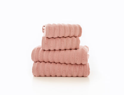 Hamilton Textured Thick Ribbed Cotton Bathroom Towels