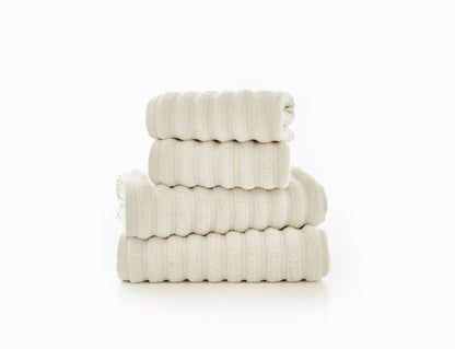 Hamilton Textured Thick Ribbed Cotton Bathroom Towels