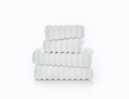 Hamilton Textured Thick Ribbed Cotton Bathroom Towels