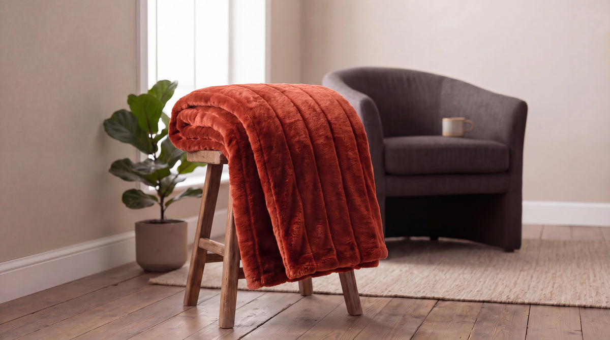 Hockley Faux Fur Throw
