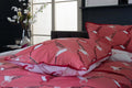 Hummingbird Cotton Reversible Duvet Set with Fabric Bag