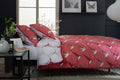Hummingbird Cotton Reversible Duvet Set with Fabric Bag