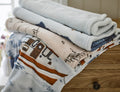 LC Coastal Fishing Village Throw