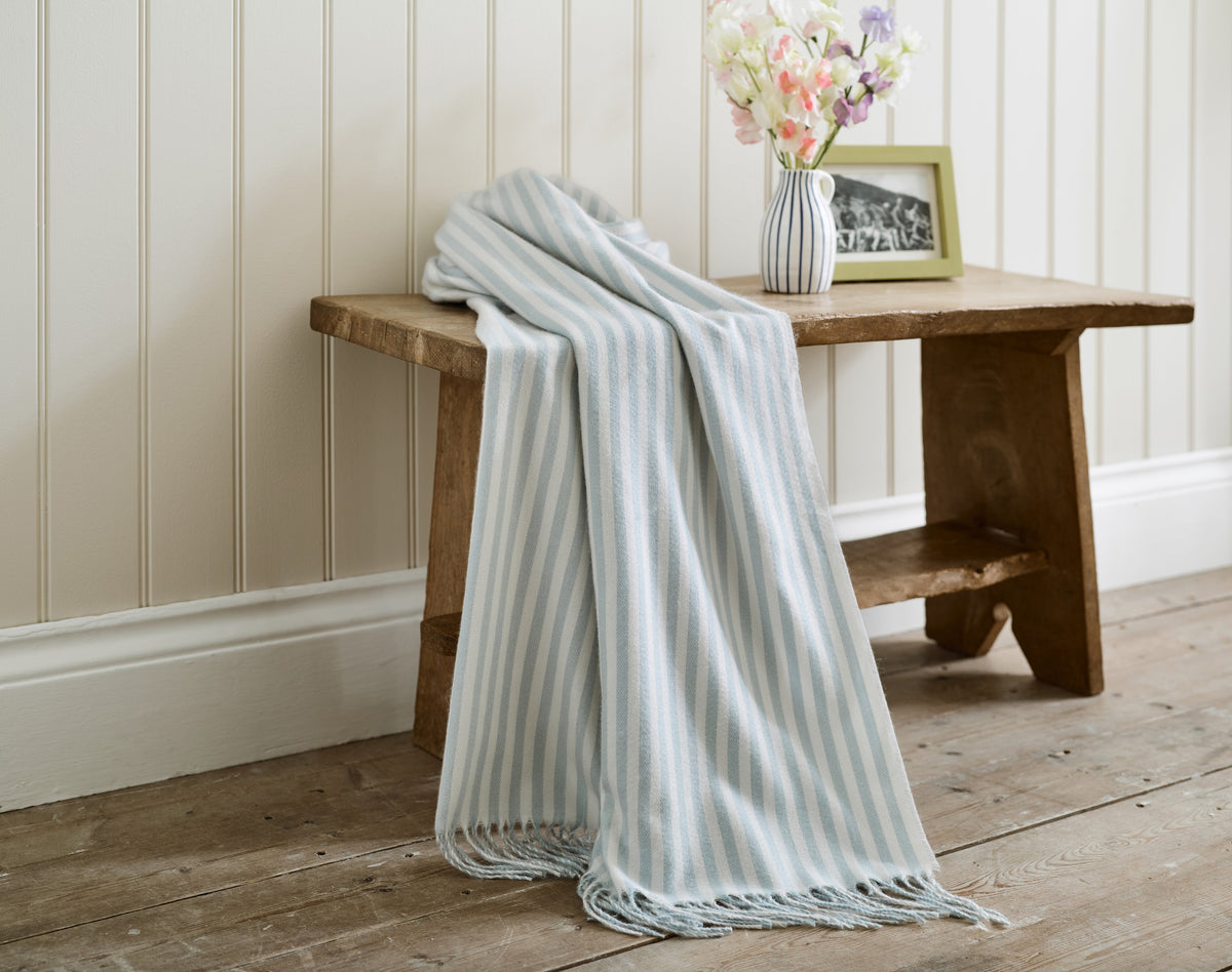 Salcombe Stripe Throw | Lobster Creek