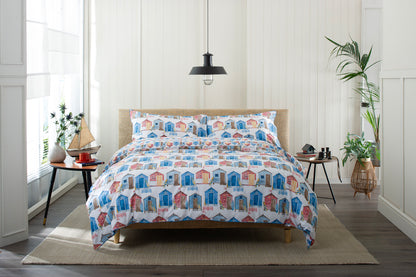 Queens Parade Cotton Duvet Set with Fabric Bag