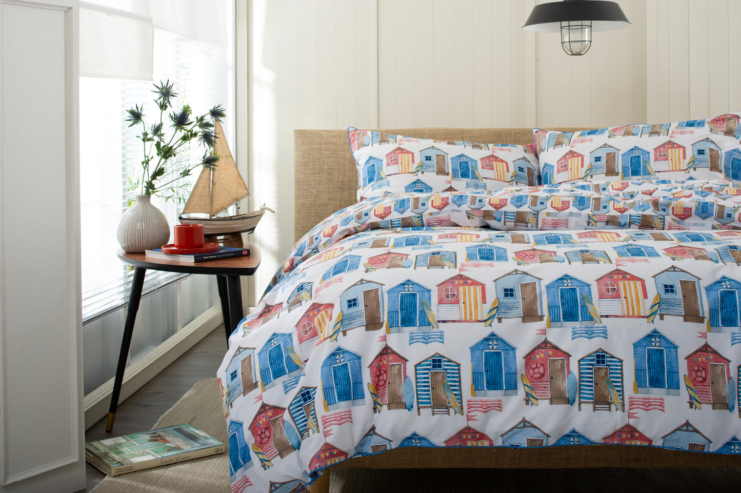 Queens Parade Cotton Duvet Set with Fabric Bag