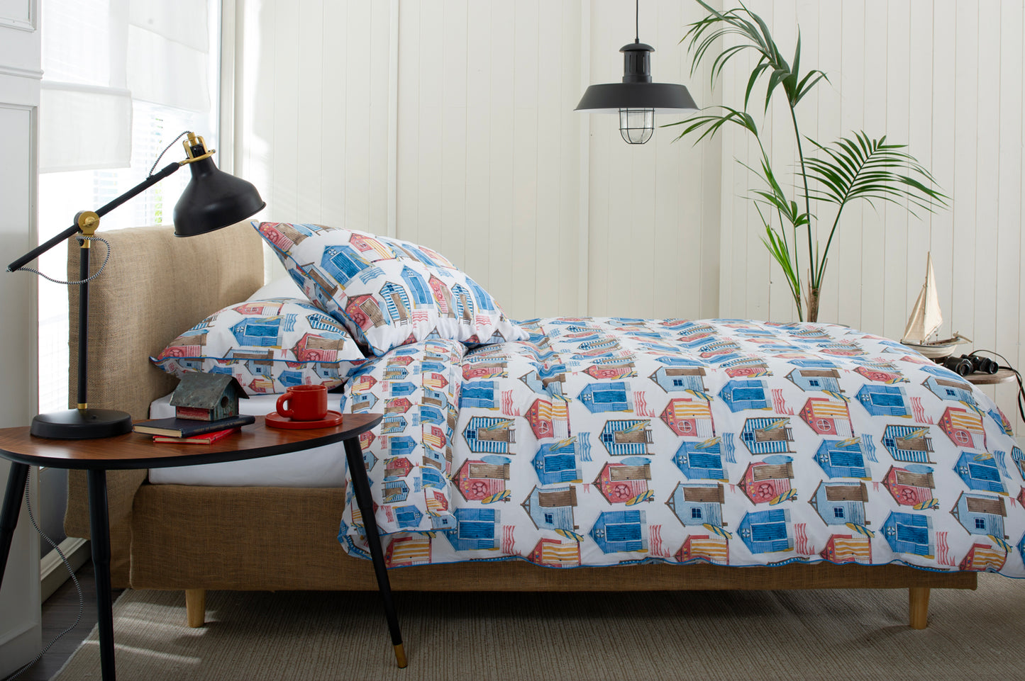 Queens Parade Cotton Duvet Set with Fabric Bag