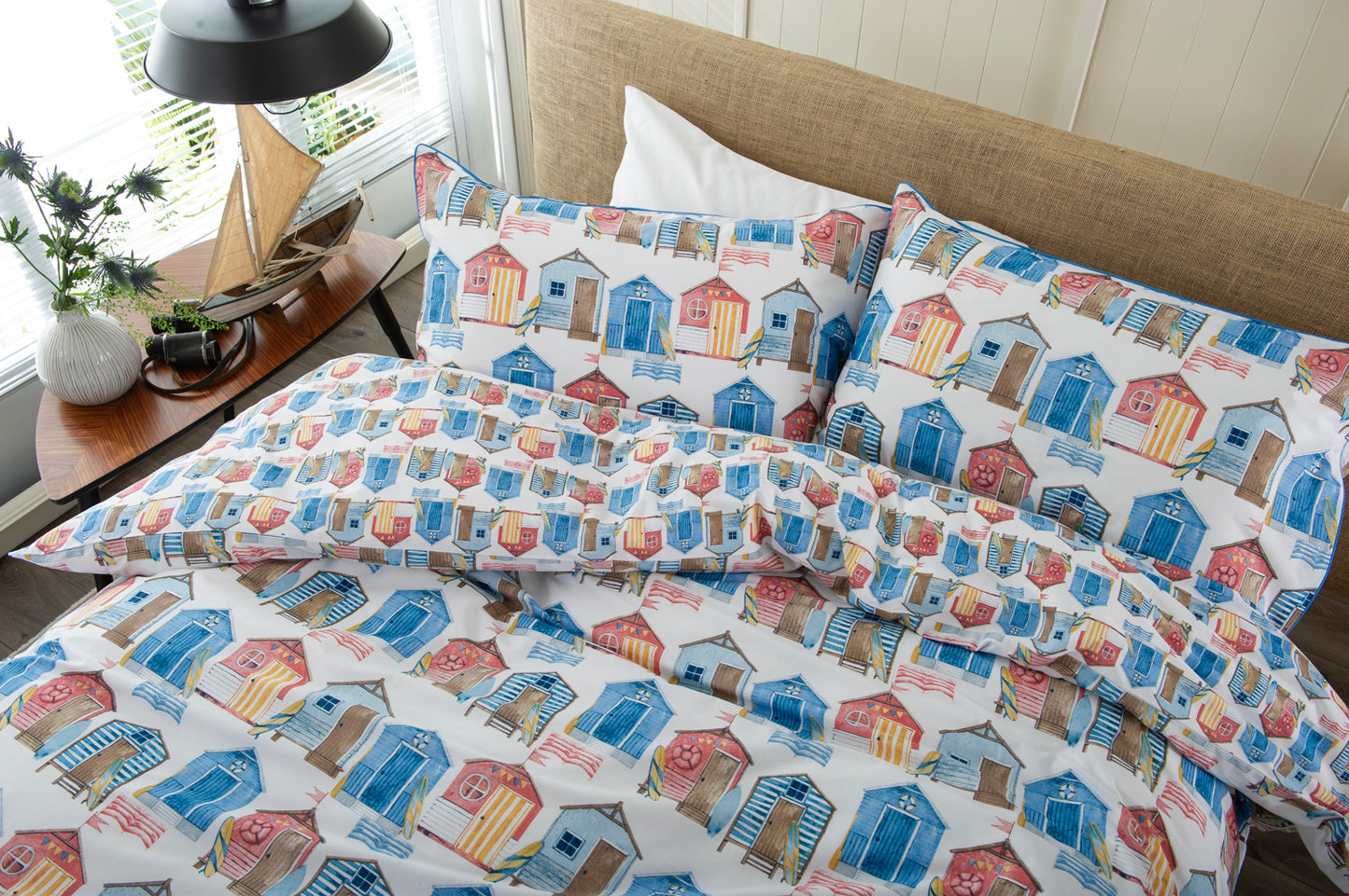 Queens Parade Cotton Duvet Set with Fabric Bag
